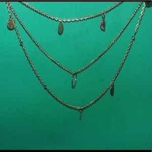 * SALE 1DayLeft* 3 Tier Necklace w/ Amber Crystals